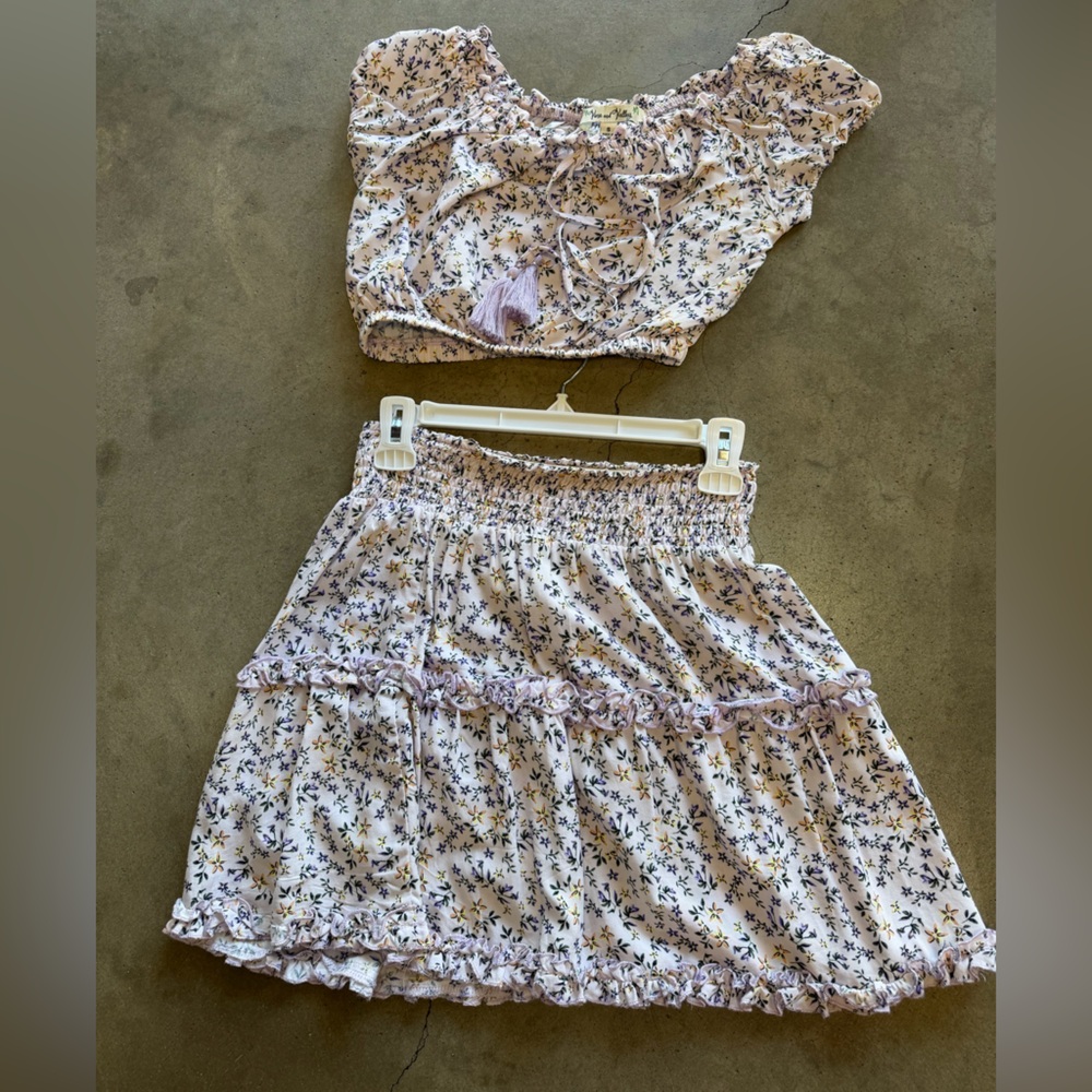Floral skirt Set